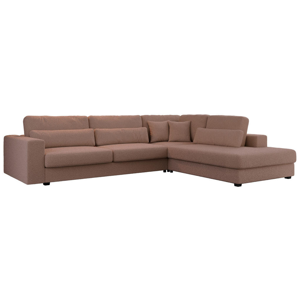 MKS Ecksofa, Rosa, Textil, 3-Sitzer, L-Form,L-Form, 316x249 cm, Oeko-Tex®, Wohnzimmer, Sofas & Couches, Wohnlandschaften, Ecksofas von MKS