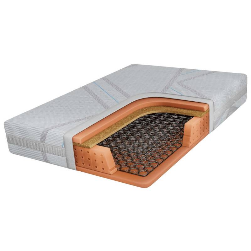 MKS FEDERKERNMATRATZE Hellgrau MKS FEDERKERNMATRATZE Hellgrau