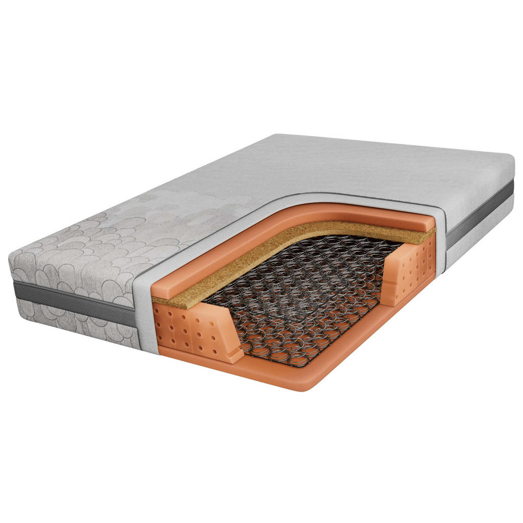 MKS FEDERKERNMATRATZE Mehrfarbig