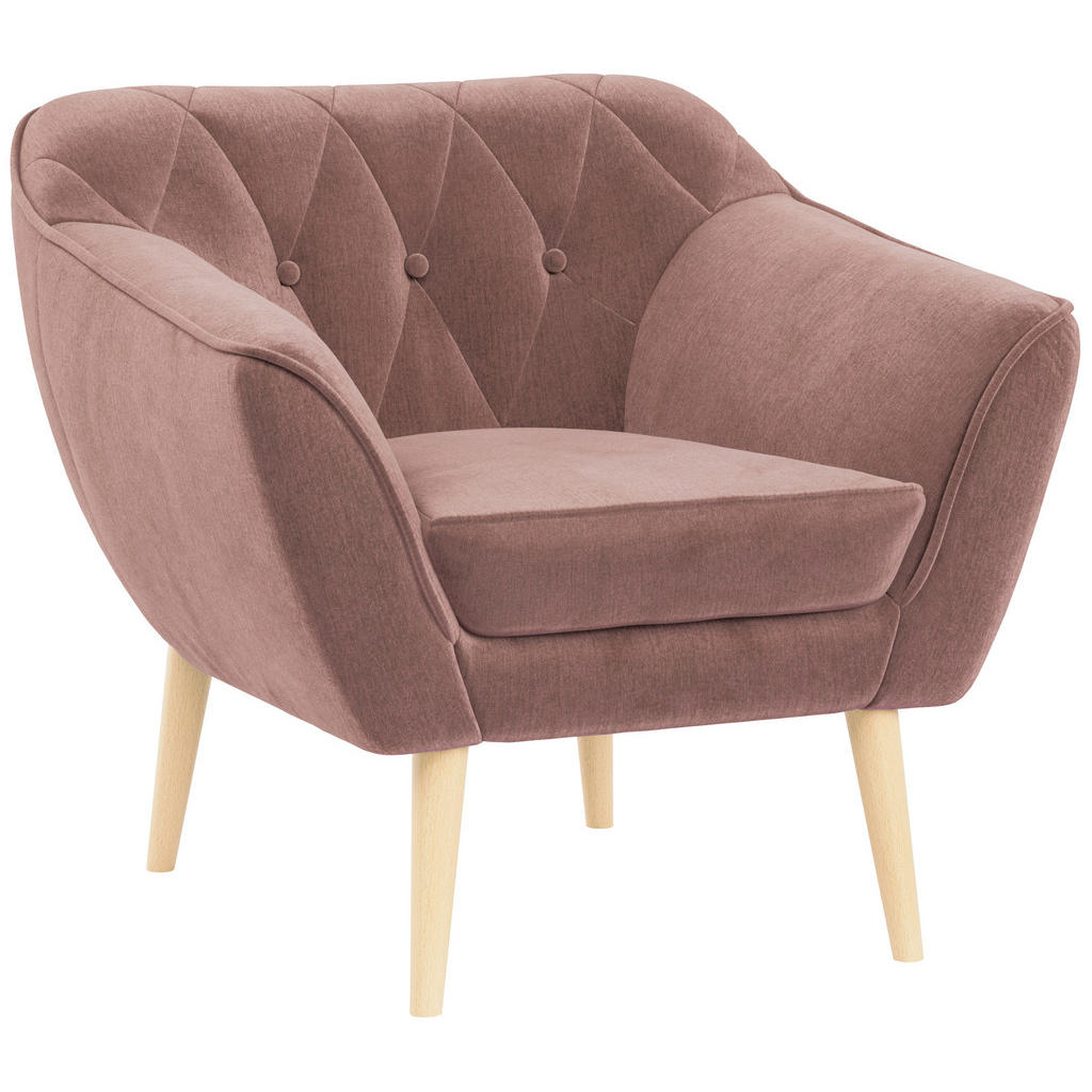 MKS Sessel, Rosa, Textil, 1-Sitzer, 80x75x74 cm, Oeko-Tex®, Wohnzimmer, Sessel, Polstersessel MKS Sessel, Rosa, Textil, 1-Sitzer, 80x75x74 cm, Oeko-Tex®, Wohnzimmer, Sessel, Polstersessel von MKS