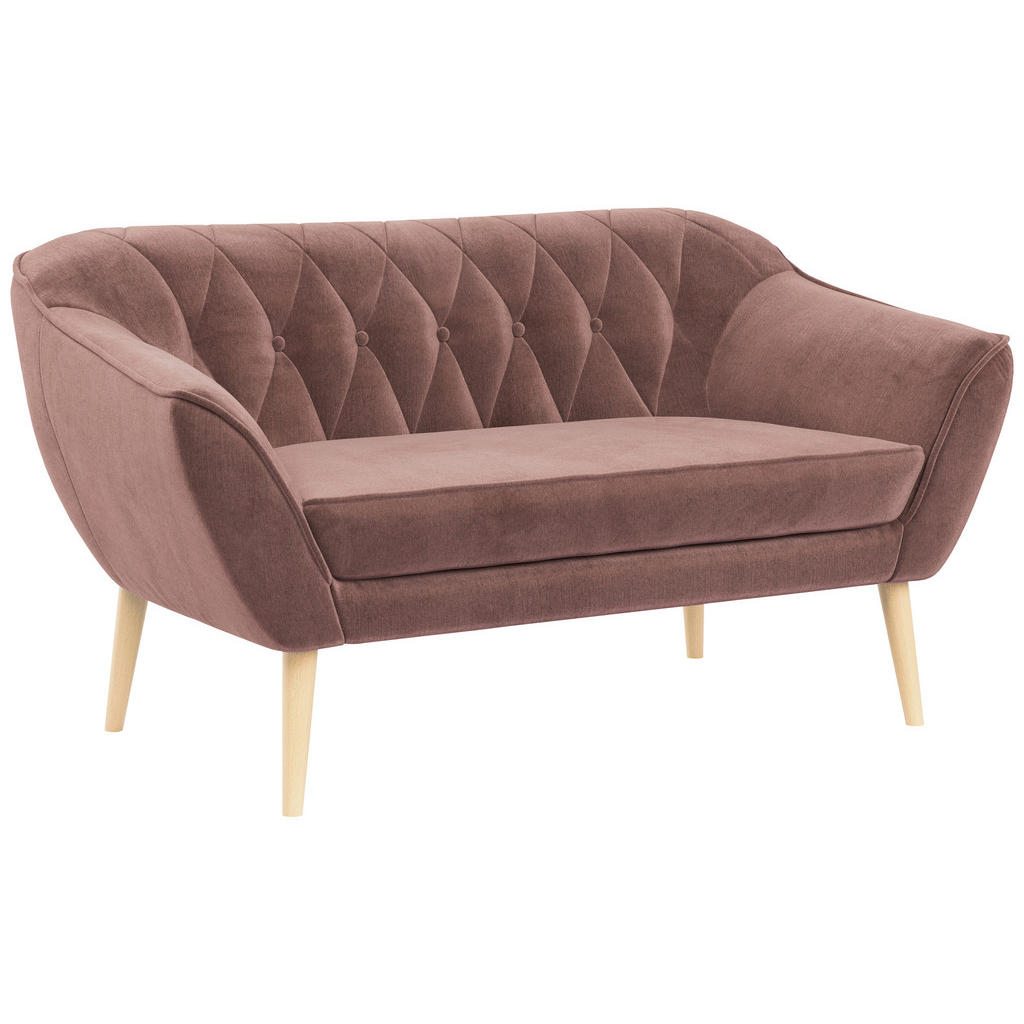 MKS Sofa, Rosa, Textil, 140x75x74 cm, Oeko-Tex®, Wohnzimmer, Sofas & Couches, Sofas, 2-Sitzer Sofas MKS Sofa, Rosa, Textil, 140x75x74 cm, Oeko-Tex®, Wohnzimmer, Sofas & Couches, Sofas, 2-Sitzer Sofas von MKS