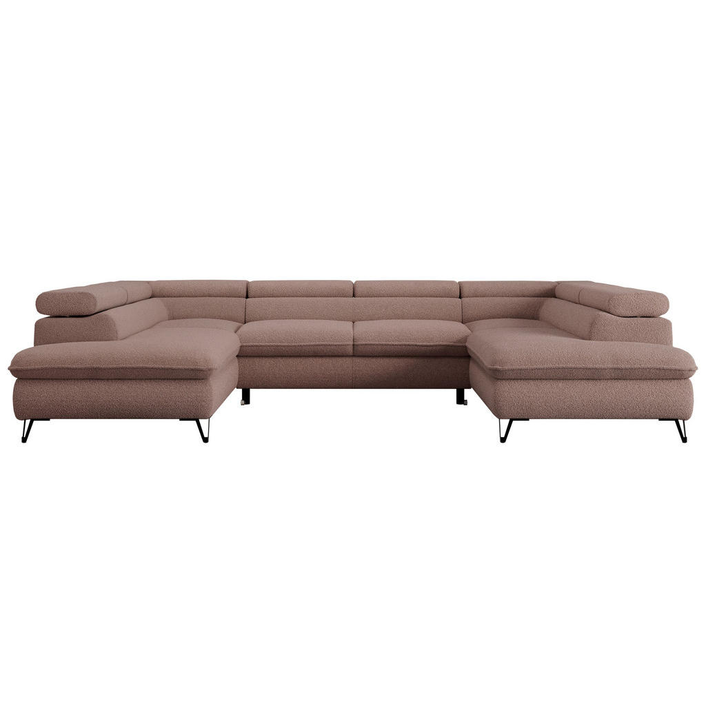 MKS Wohnlandschaft, Rosa, Textil, 6-Sitzer, U-Form, 346x76x208 cm, Wohnzimmer, Sofas & Couches, Wohnlandschaften, Wohnlandschaften in U-Form MKS Wohnlandschaft, Rosa, Textil, 6-Sitzer, U-Form, 346x76x208 cm, Wohnzimmer, Sofas & Couches, Wohnlandschaften, Wohnlandschaften in U-Form von MKS