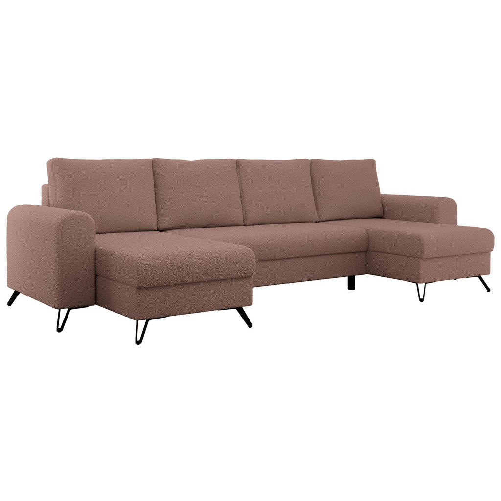 MKS Wohnlandschaft, Rosa, Textil, 5-Sitzer, U-Form, 312x90x140 cm, Wohnzimmer, Sofas & Couches, Wohnlandschaften, Wohnlandschaften in U-Form MKS Wohnlandschaft, Rosa, Textil, 5-Sitzer, U-Form, 312x90x140 cm, Wohnzimmer, Sofas & Couches, Wohnlandschaften, Wohnlandschaften in U-Form von MKS