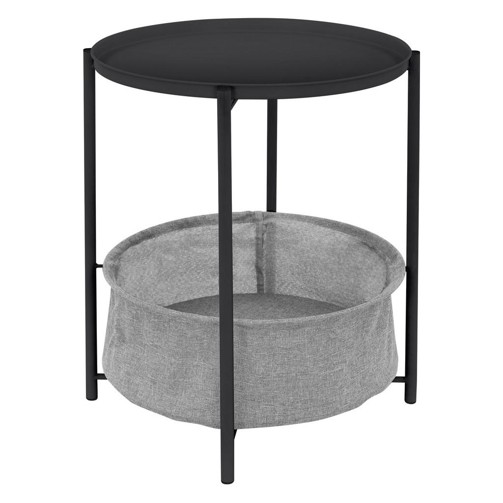 ML-DESIGN BEISTELLTISCH Anthrazit