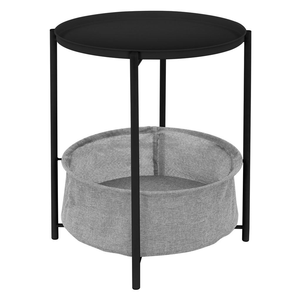 ML-DESIGN BEISTELLTISCH Schwarz