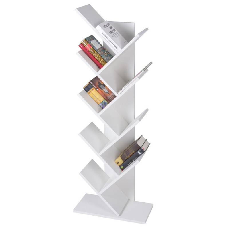 ML-DESIGN BÜCHERREGAL Weiß