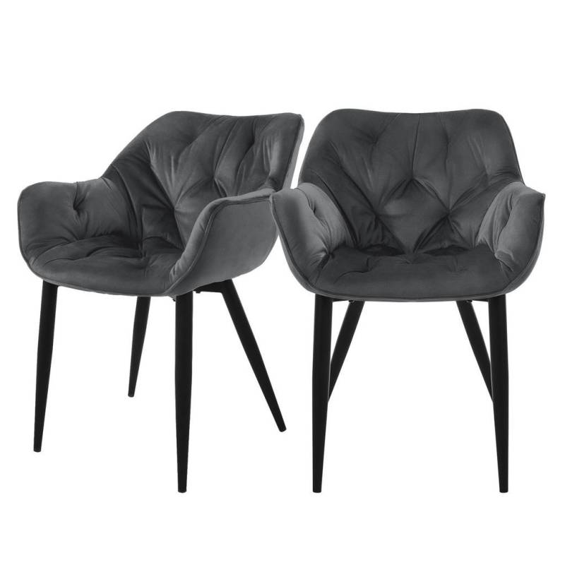 ML-DESIGN ESSZIMMERSTUHL Anthrazit