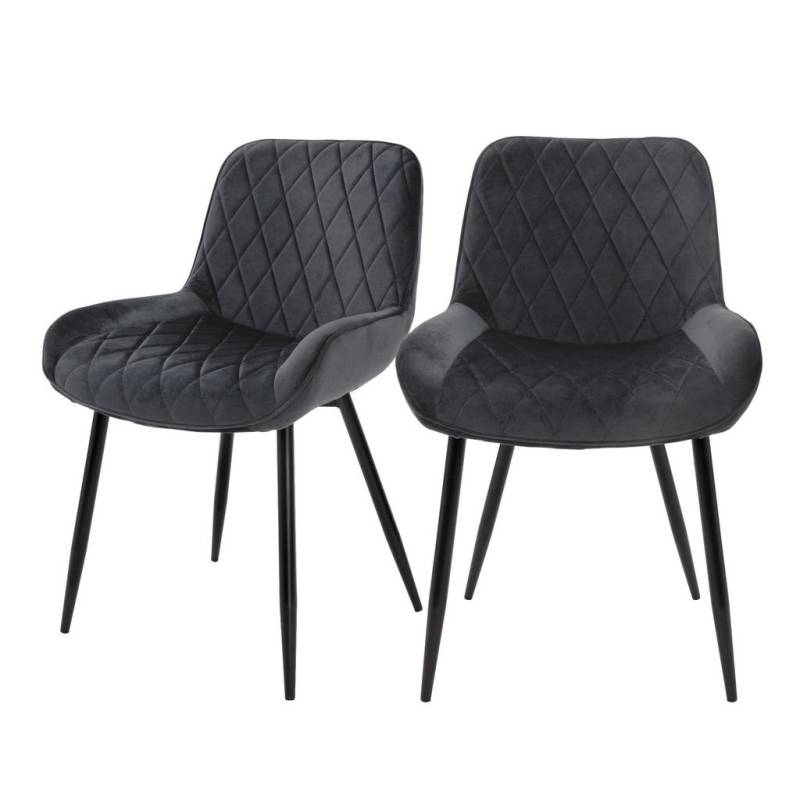 ML-DESIGN ESSZIMMERSTUHL Dunkelgrau