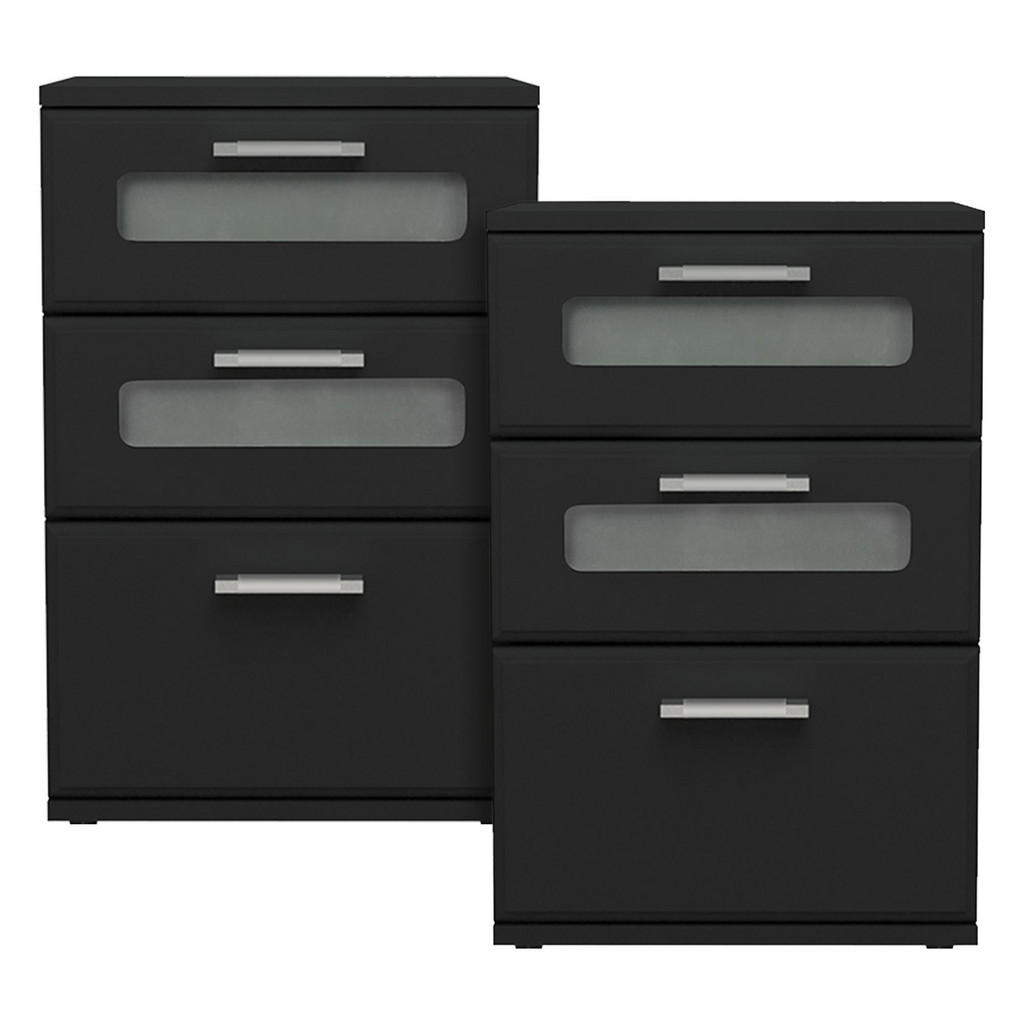 ML-DESIGN NACHTTISCH Schwarz ML-DESIGN NACHTTISCH Schwarz