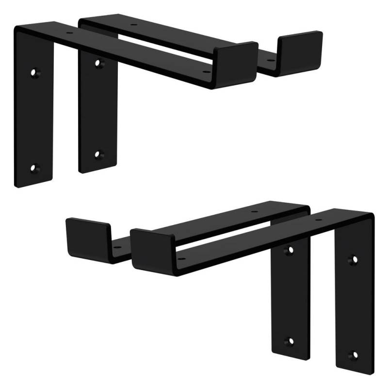 ML-DESIGN REGALHALTERUNG Schwarz