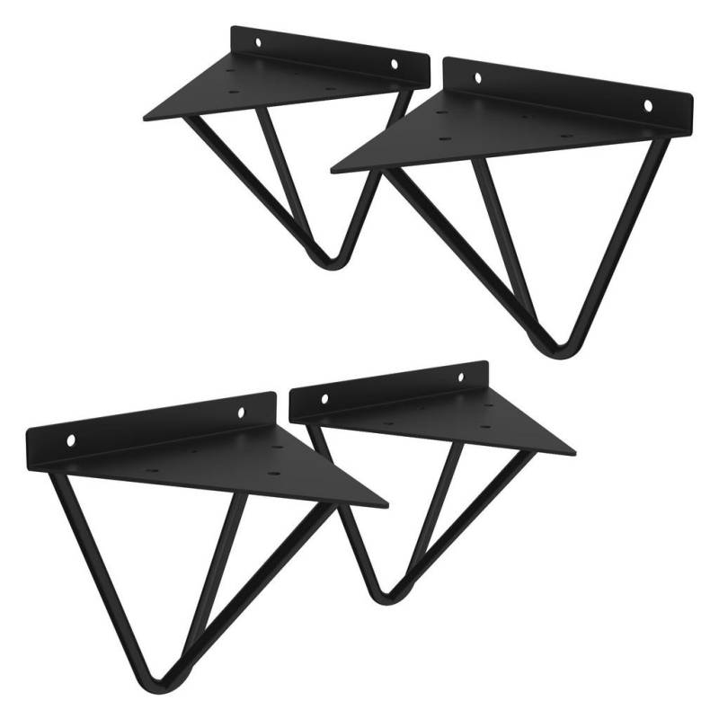ML-DESIGN REGALHALTERUNG Schwarz