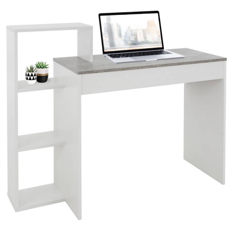 ML-DESIGN SCHREIBTISCH Grau