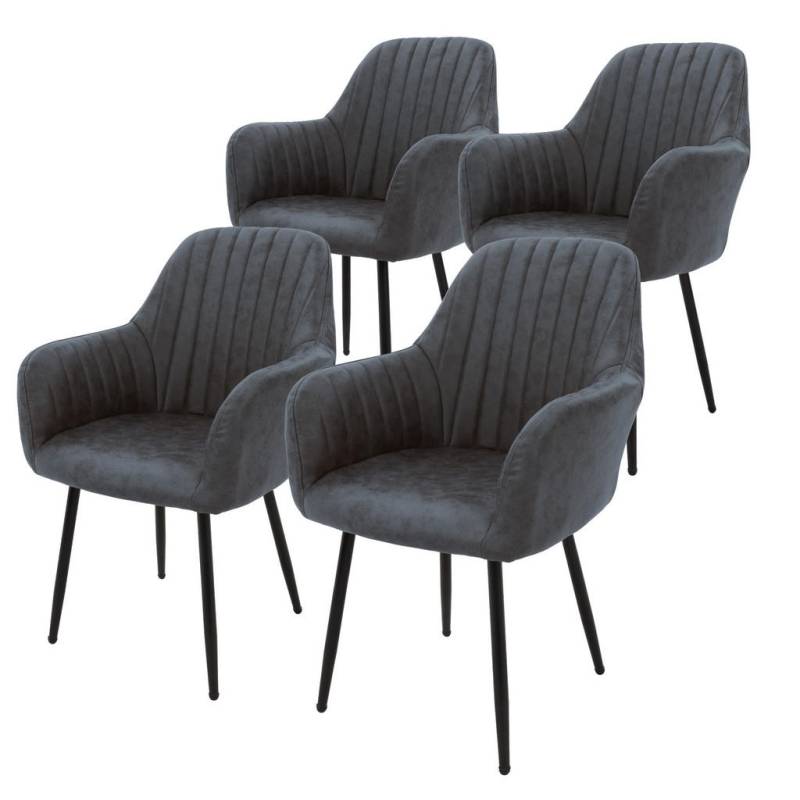 ML-DESIGN STUHL Anthrazit
