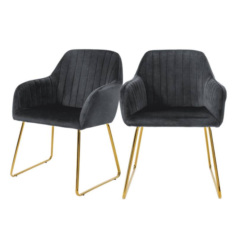 ML-DESIGN STUHL Grau