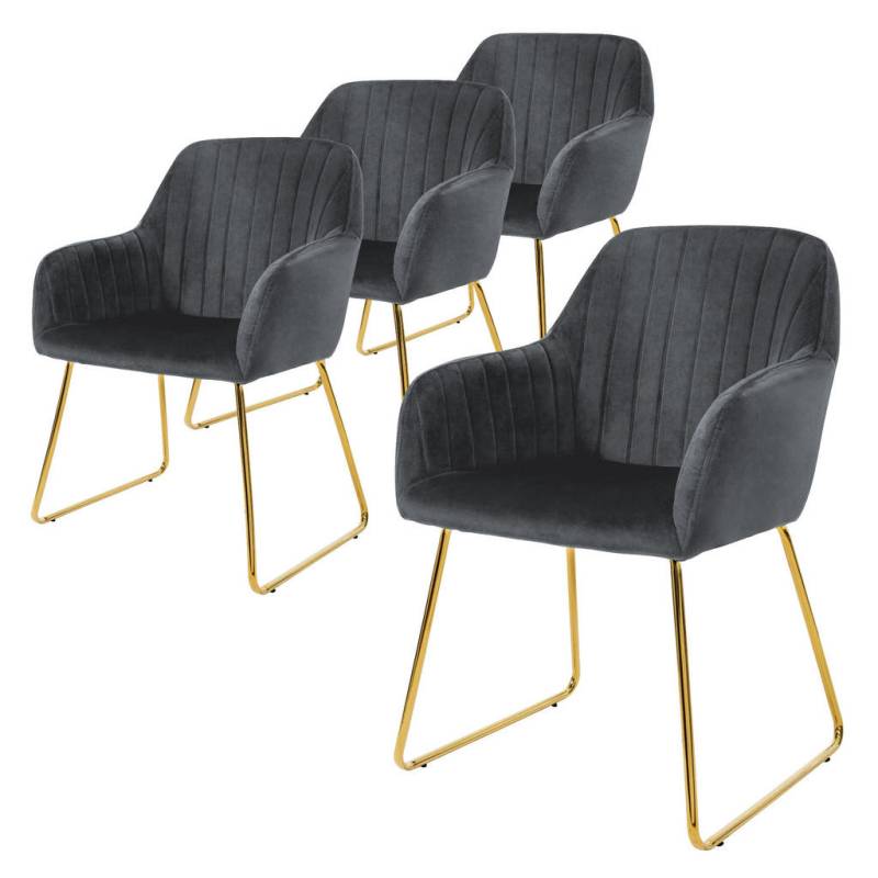ML-DESIGN STUHL Grau