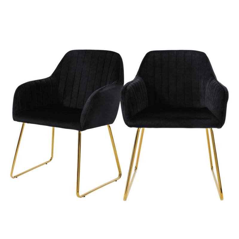 ML-DESIGN STUHL Schwarz
