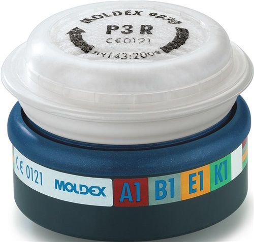 MOLDEX Kombinationsfilter (A1B1E1K1 P3 R / Inhalt: 6 Stück) - 943001 von MOLDEX