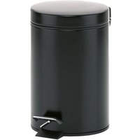 MONACO Kosmetikeimer 3L Metall beschichtet Höhe 26cm 20903 von Kela schwarz