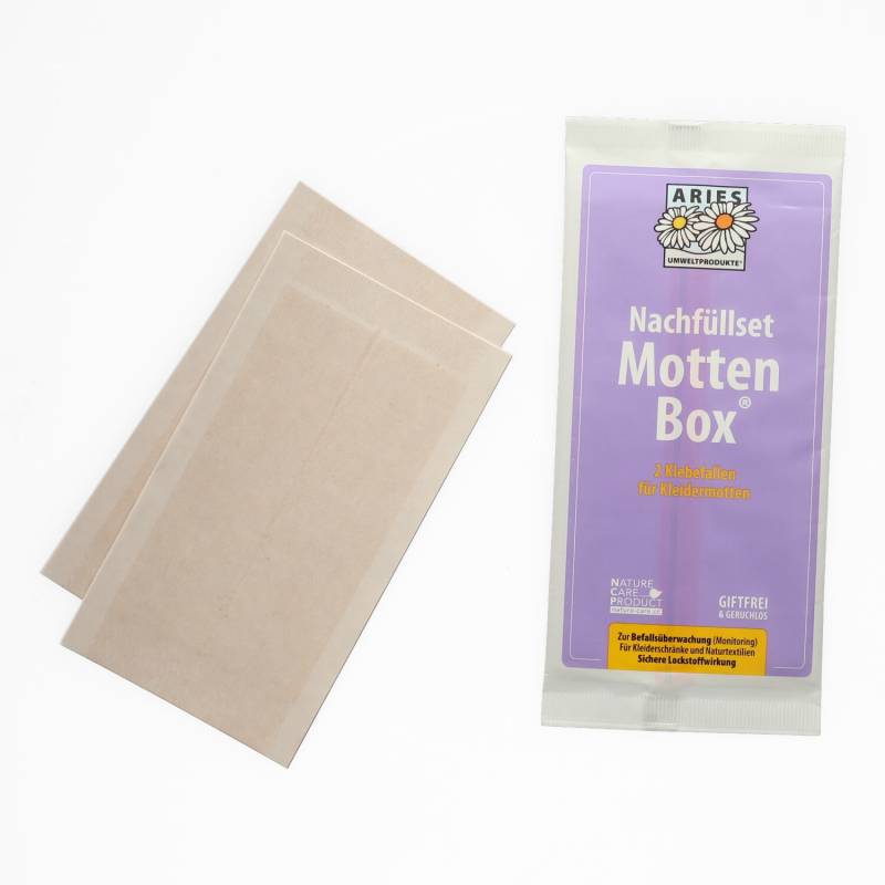 MOTTLOCK® Kleidermotten-Klebebrett, 2 Stück von ARIES
