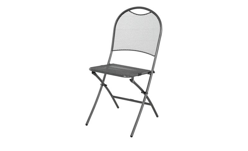 MWH Klappstuhl  Café Latte ¦ grau ¦ Maße (cm): B: 44,5 H: 89 T: 56.0 Garten > Gartenmöbel > Gartenstühle - Möbel Kraft