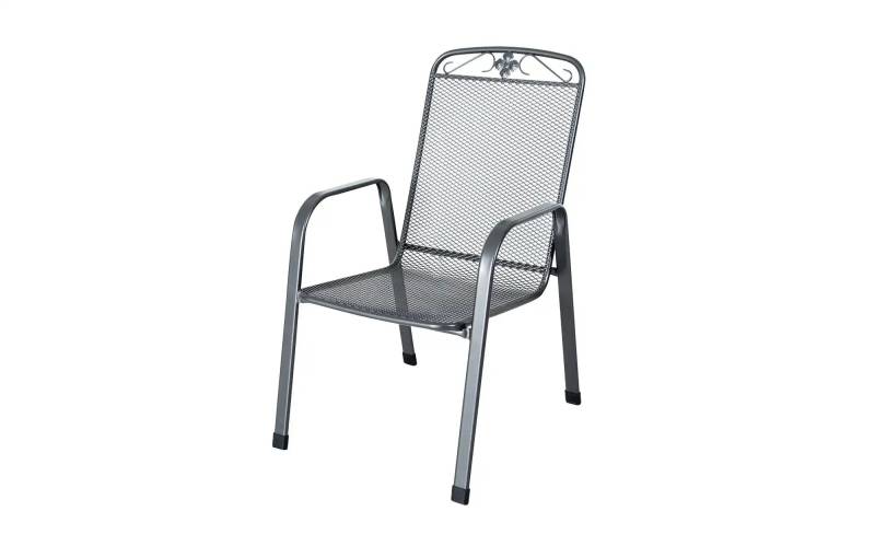MWH Stapelsessel  Savoy ¦ grau ¦ Maße (cm): B: 57 H: 93 T: 75.0