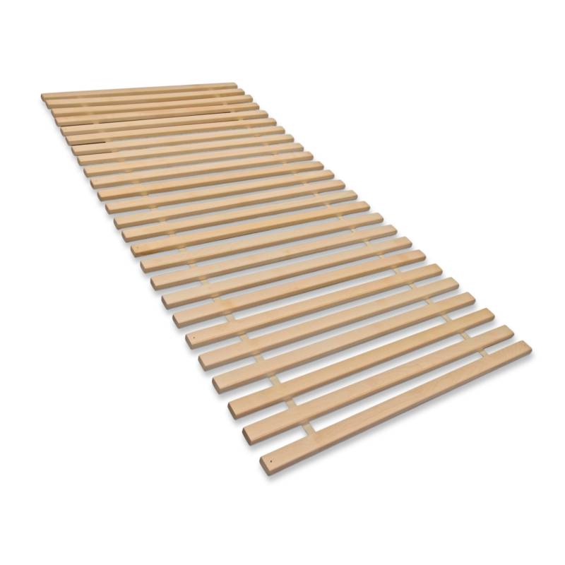 Madera XXL – Rollrost mit 23 extra stabilen Leisten, aus massivem Buchenholz, belastbar bis ca. 280 kg