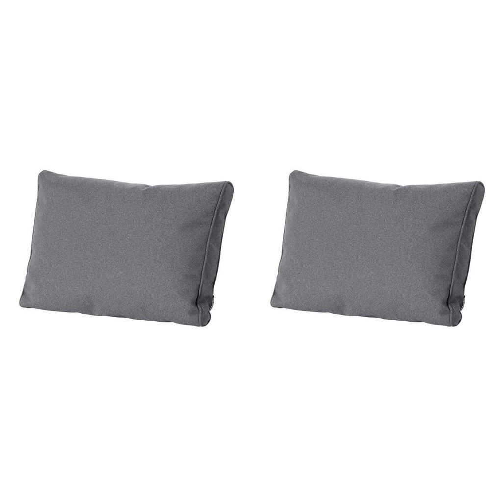 Madison Rückenkissen, Dunkelgrau, Textil, 60x8x40 cm, Oeko-Tex®, Outdoor-Kissen, Outdoor-Sitzkissen von Madison