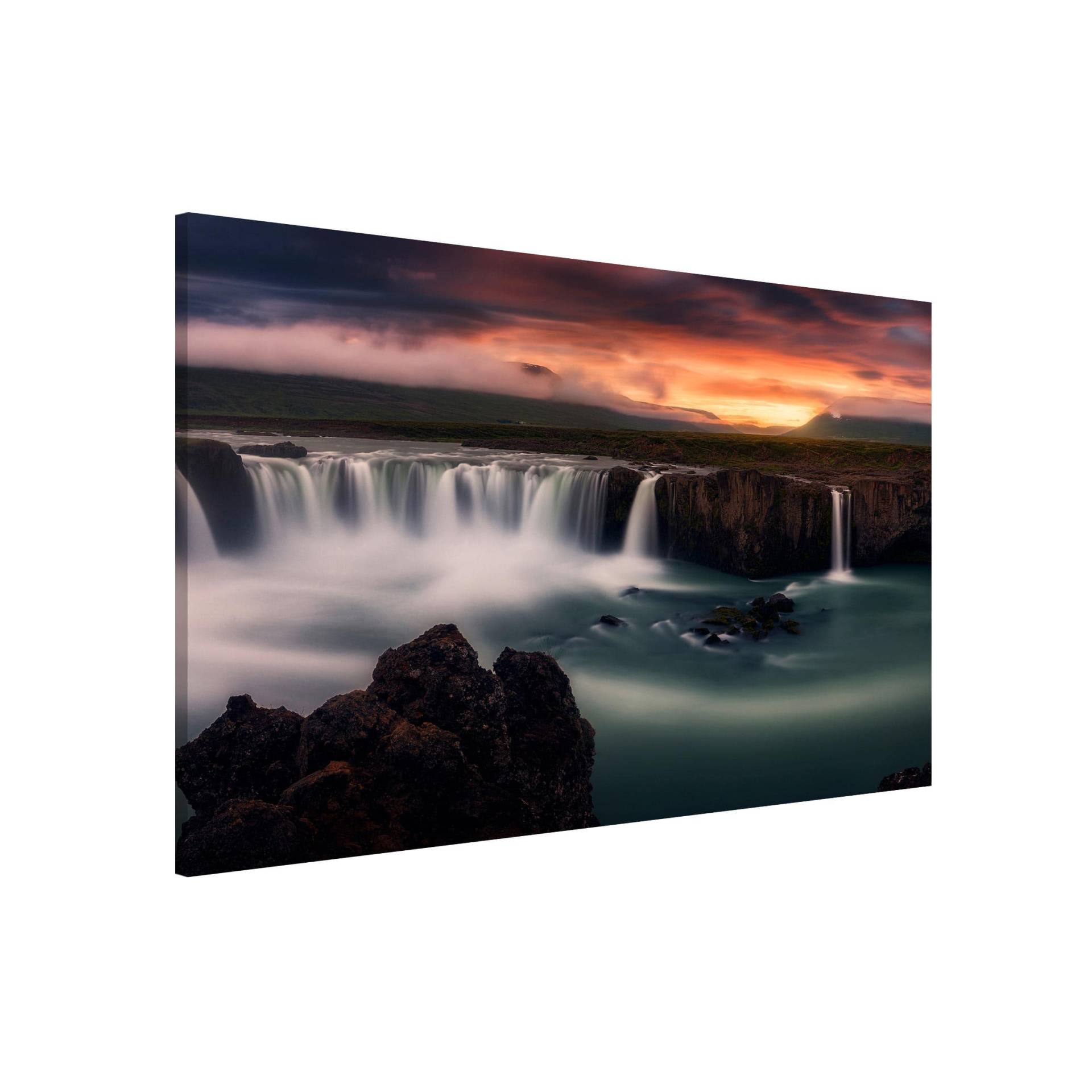 Magnettafel Natur & Landschaft - Querformat 3:2 Goðafoss Wasserfall in Island Magnettafel Natur & Landschaft - Querformat 3:2 Goðafoss Wasserfall in Island