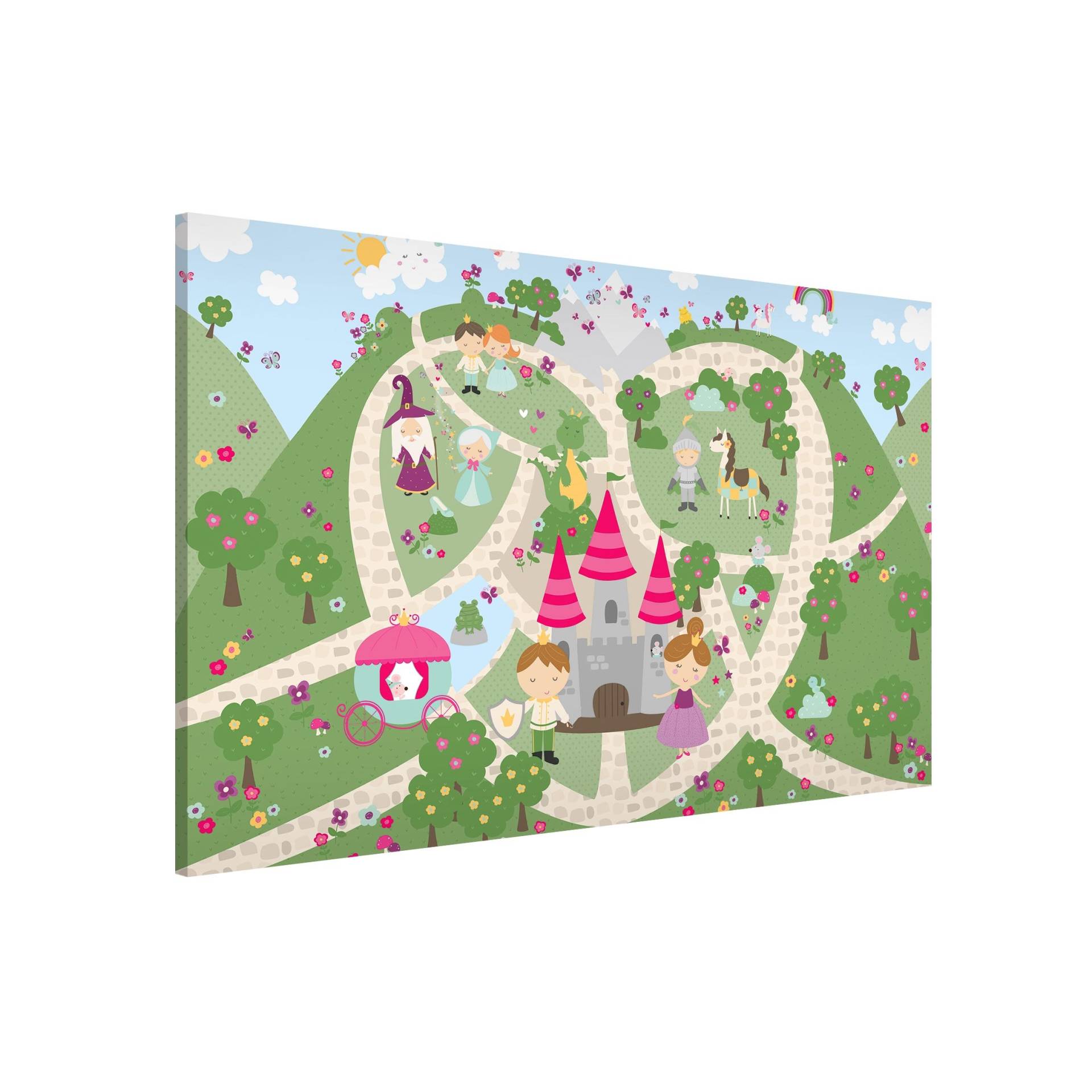 Magnettafel Märchenland - Der Weg zum Schloss