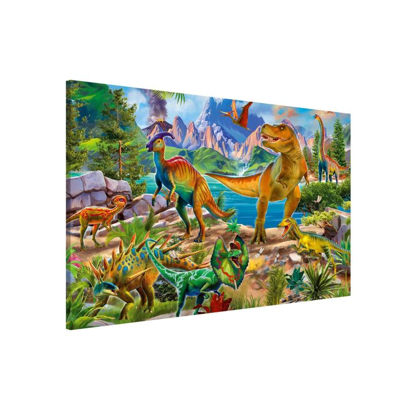 Magnettafel T-Rex und Parasaurolophus