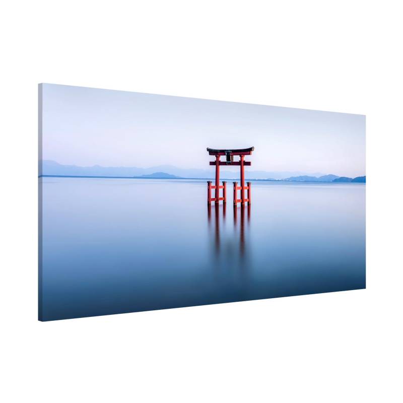 Magnettafel Torii im Wasser