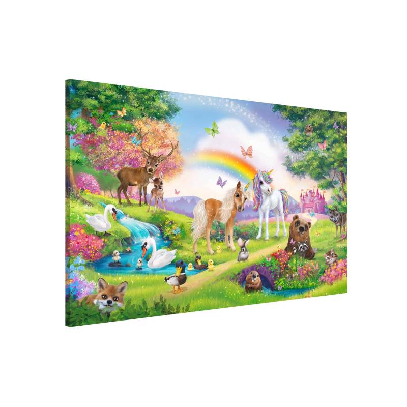 Magnettafel Zauberwald mit Einhorn