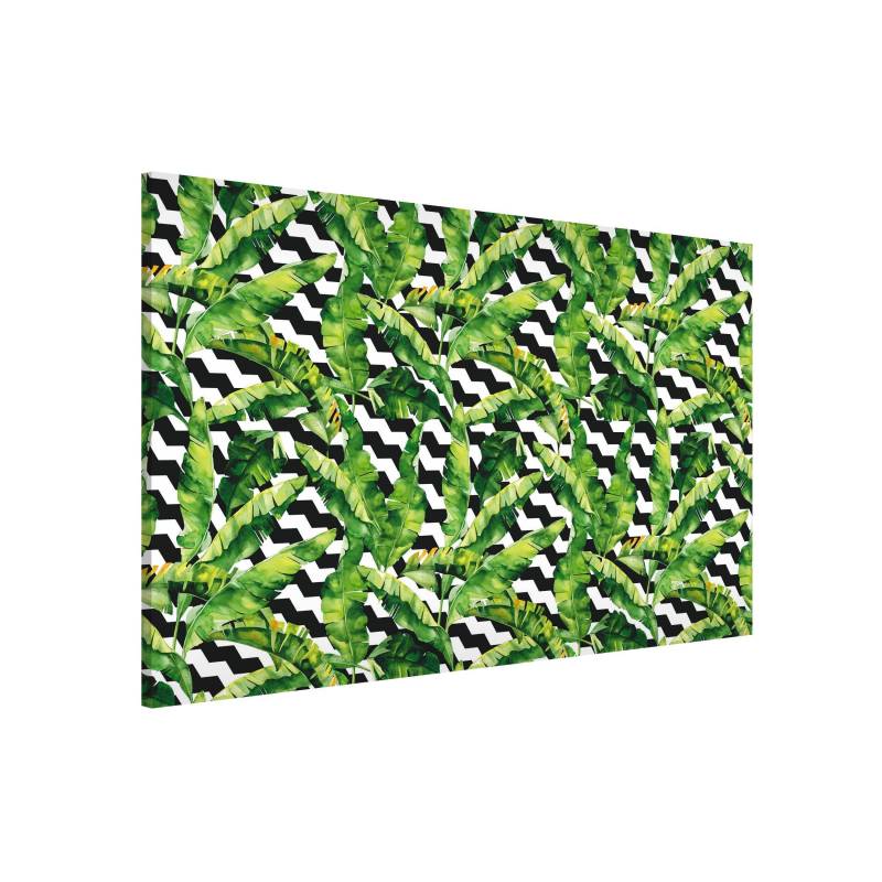 Magnettafel Zick Zack Geometrie Dschungel Muster