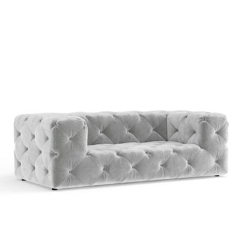 Maison de Reve 2-SITZER-SOFA Hellgrau