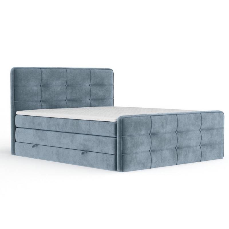 Maison de Reve BOXSPRINGBETT Blaugrau