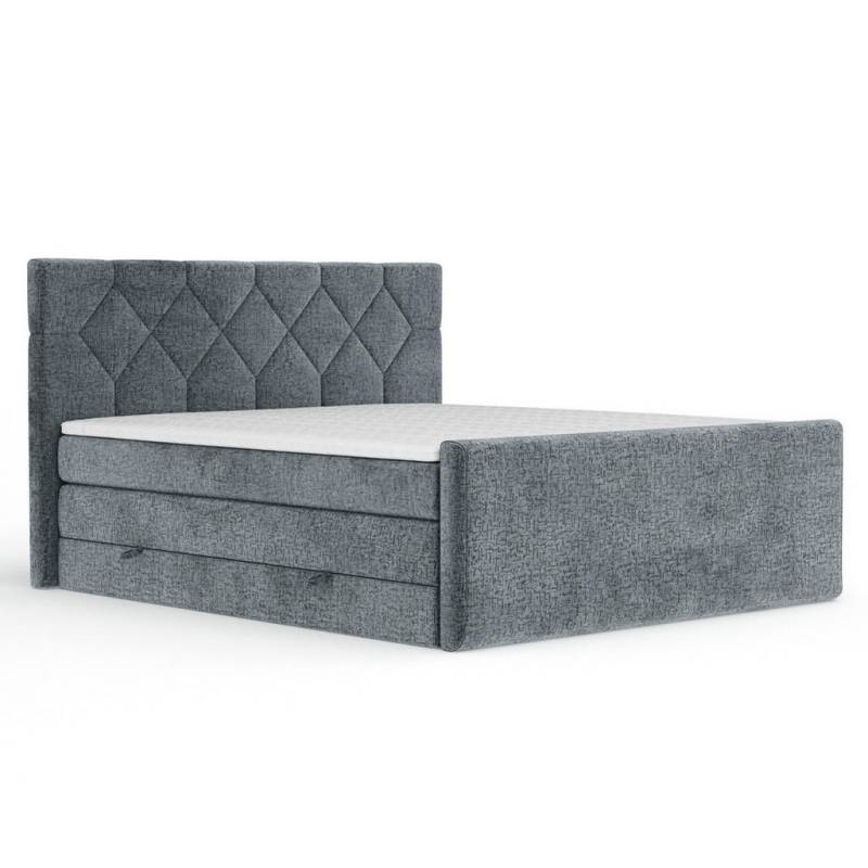 Maison de Reve BOXSPRINGBETT Blaugrau