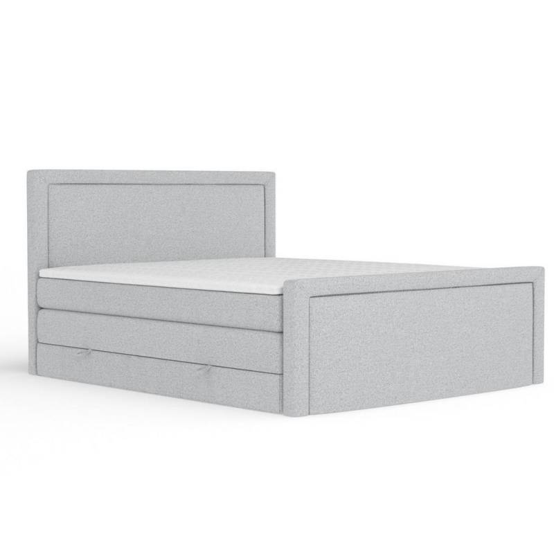 Maison de Reve BOXSPRINGBETT Hellgrau