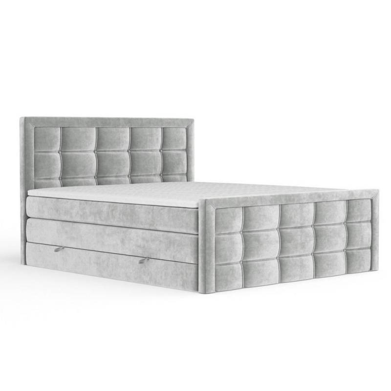 Maison de Reve BOXSPRINGBETT Hellgrau