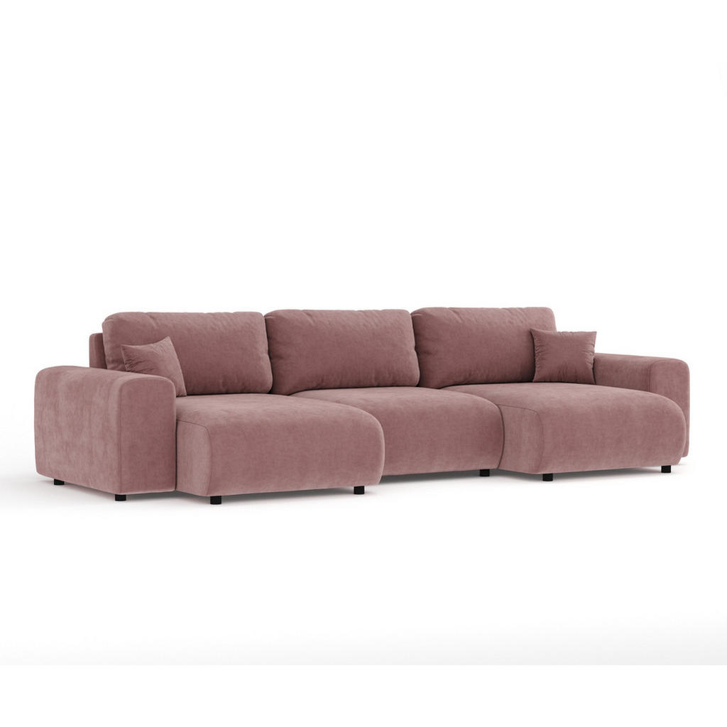 Maison de Reve Panoramasofa, Rosa, Textil, 6-Sitzer, Füllung: Silikon, U-Form, Rundrohr, 325x79x144 cm, Oeko-Tex® Standard 100, FSC 100%, Hergestellt in Europa, Wohnzimmer, Sofas & Couches, Wohnlandschaften, Wohnlandschaften in U-Form Maison de Reve Panoramasofa, Rosa, Textil, 6-Sitzer, Füllung: Silikon, U-Form, Rundrohr, 325x79x144 cm, Oeko-Tex® Standard 100, FSC 100%, Hergestellt in Europa, Wohnzimmer, Sofas & Couches, Wohnlandschaften, Wohnlandschaften in U-Form von Maison de Reve
