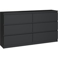 Malwa M6/140 Kommode, SCHWARZ Malwa M6/140 Kommode, SCHWARZ