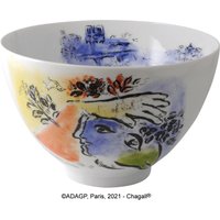 Marc Chagall: Kollektion Marc Chagall von Bernardaud - Salatschale 'Le ciel bleu', Porzellan