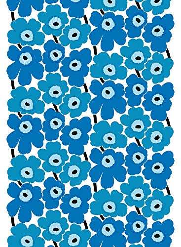 Marimekko PIENI UNIKKO 2 Cotton Fabric White,Blue von Marimekko