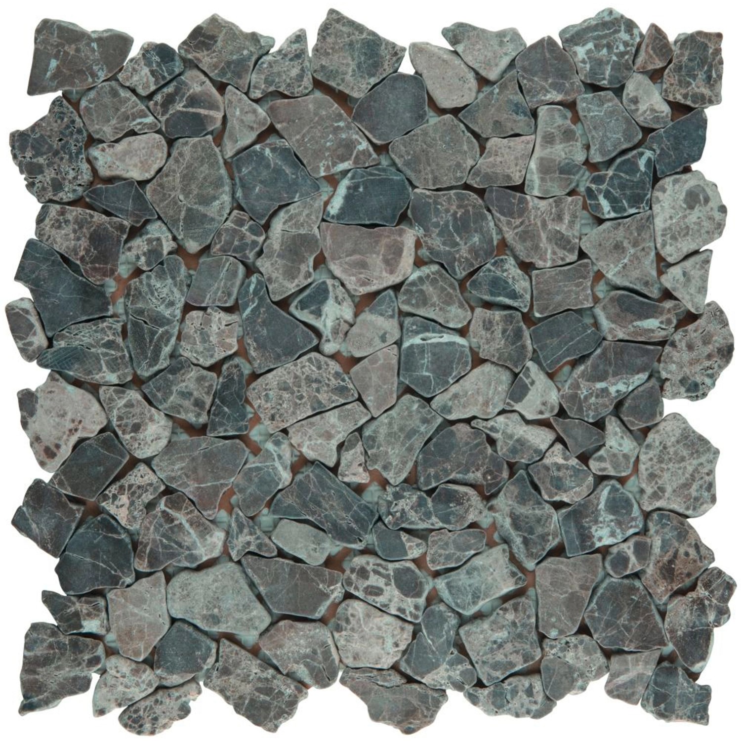 Marmormosaikmatte Marron Emperado Dark 30,5 cm x 30,5 cm