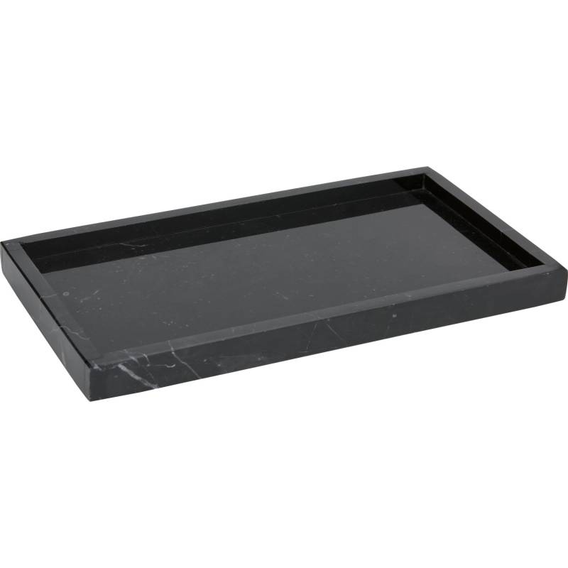 Marmorschale Midnight Mystery 2 cm x 27 cm x 15 cm Schwarz
