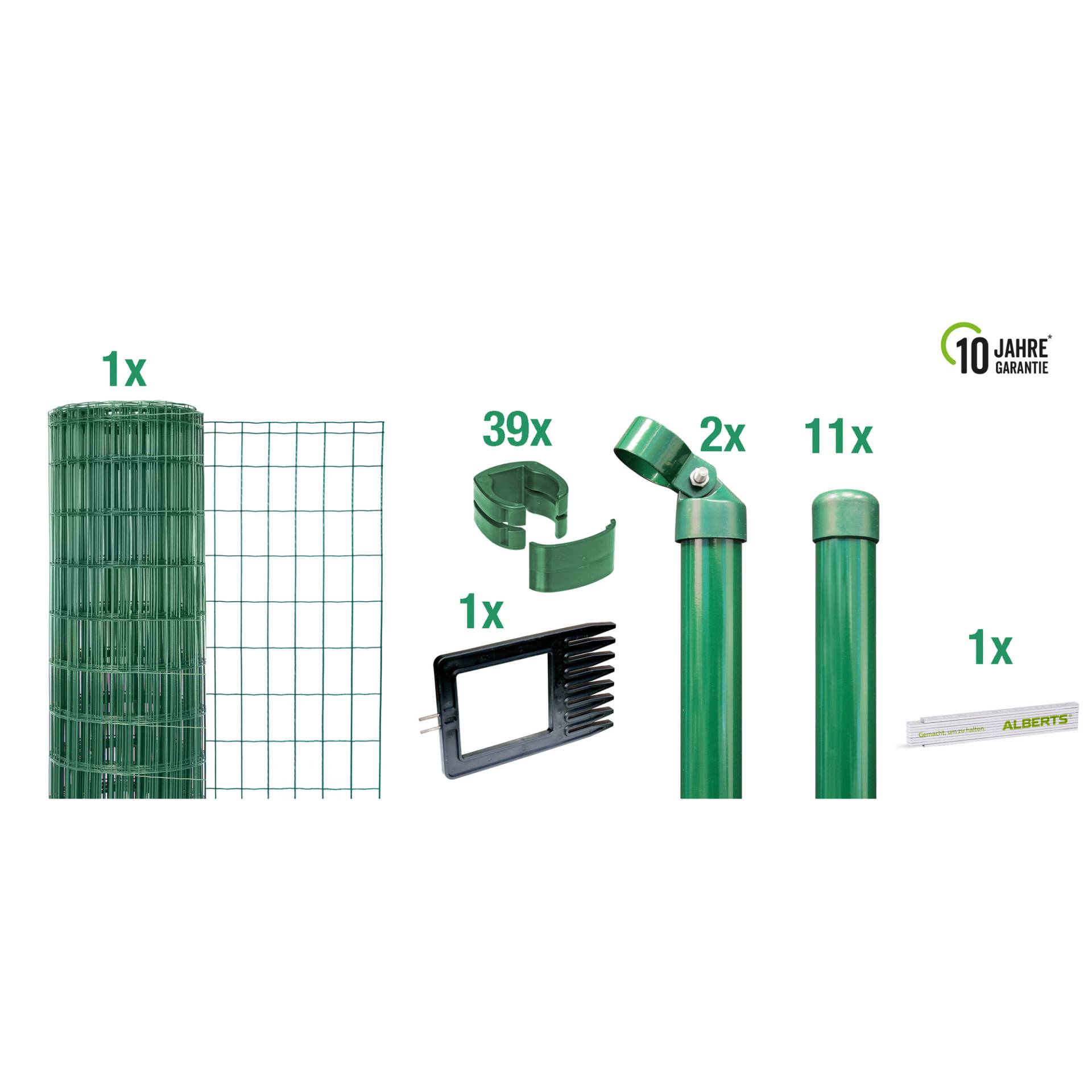 Alberts Set Fix-Clip Pro® grün Ø 2,2 mm 122 x 2500 cm Alberts Set Fix-Clip Pro® grün Ø 2,2 mm 122 x 2500 cm von Alberts