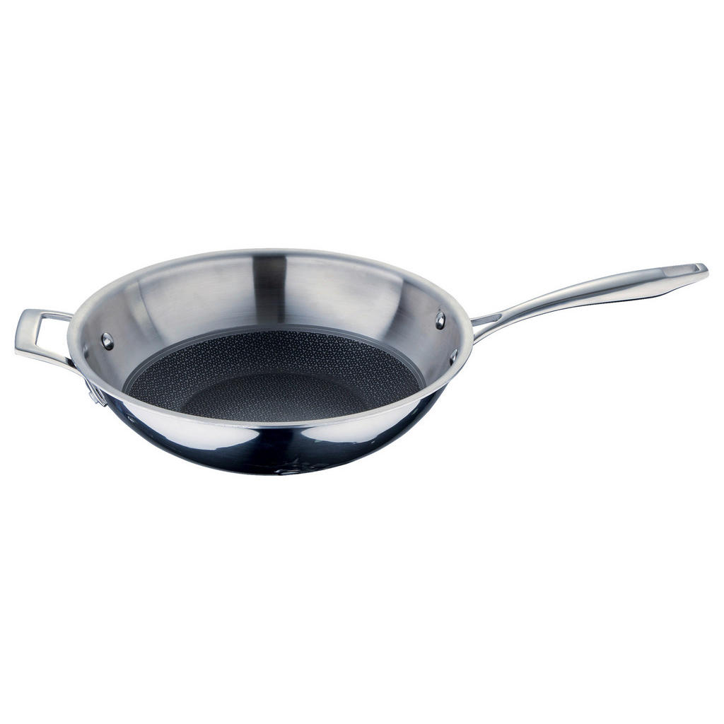 Masterpro WOK Schwarz, Edelstahl