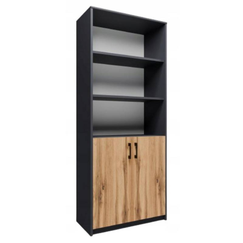 Matkam Möbel BÜCHERREGAL Anthrazit