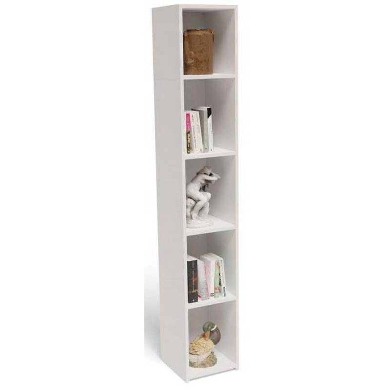 Matkam Möbel BÜCHERREGAL Weiß