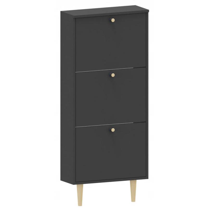 Matkam Möbel SCHUHSCHRANK Schwarz