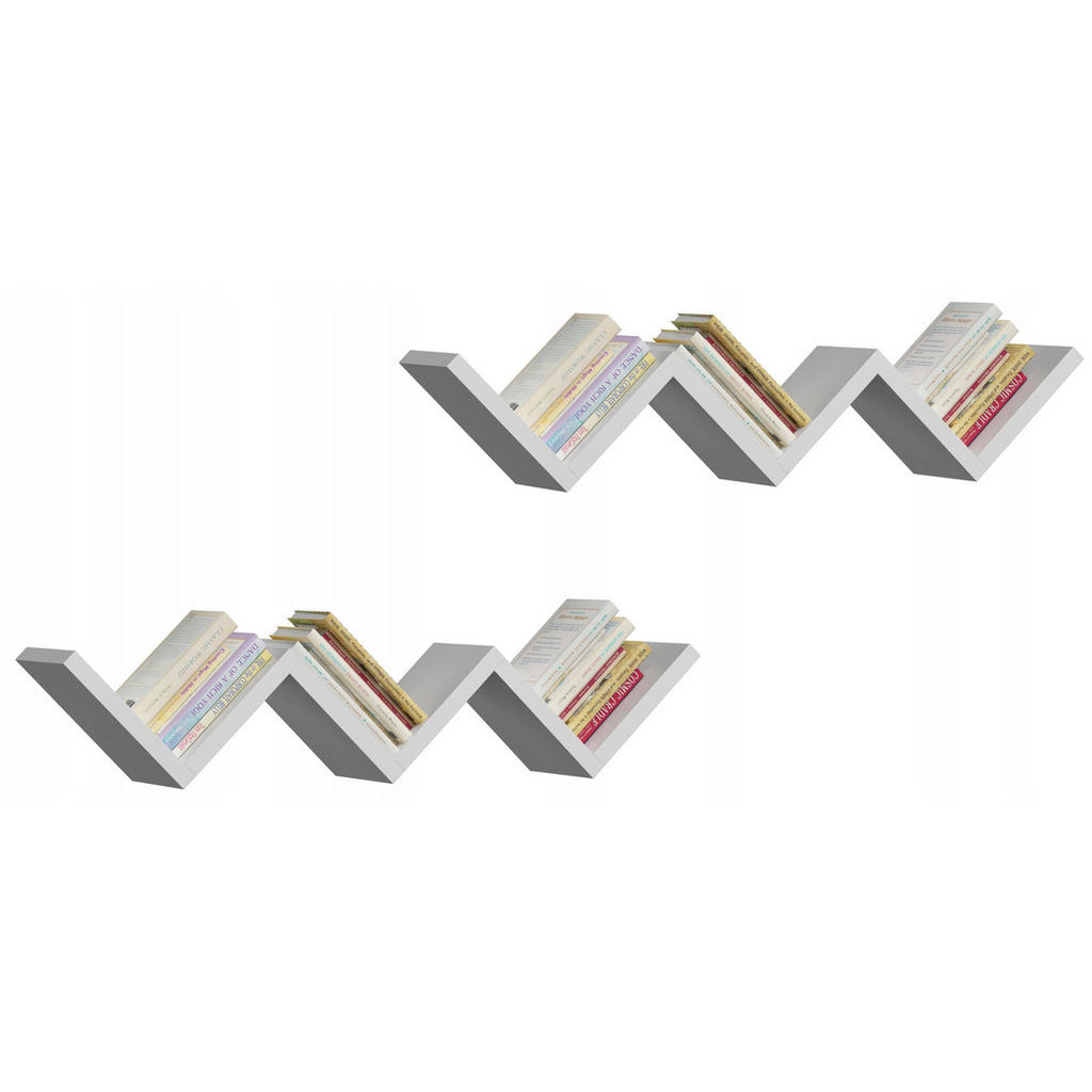 Matkam Möbel Wandregal, Weiß, Holzwerkstoff, 90x17x21 cm, Wohnzimmer, Regale, Wandregale von Matkam Möbel